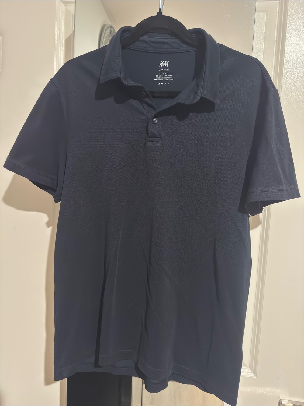 H&M Men’s Dark Navy Polo Shirt